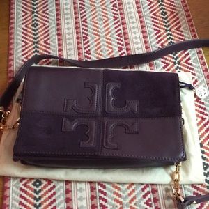 💜🍭 PURPLE TORY BURCH BAG 💜 SUADE